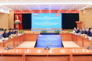 Quang cảnh buổi hội đàm (Ảnh: BXD).