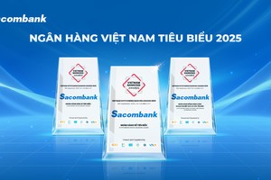 Sacombank (STB) tiếp tục được vinh danh tại giải thưởng Ngân hàng Việt Nam tiêu biểu 2025