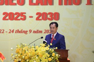 Ông Trịnh Việt Hùng, Bí thư tỉnh Thái Nguyên phát biểu khai mạc