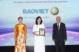 Bảo Việt (BVH): Top 50 Công ty kinh doanh hiệu quả nhất Việt Nam 2025