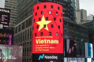 Nasdaq chúc mừng chứng khoán Việt Nam chính thức được nâng hạng 
