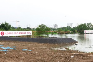 Vướng mắc tại Dự án Thủ Thiêm Eco Smart City đang được chính quyền TP.HCM tích cực tháo gỡ để nhà đầu tư tiếp tục thực hiện Dự án. Ảnh: Lê Quân 