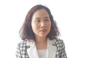 Bà Phí Hương Nga, Trưởng ban Thống kê công nghiệp và xây dựng (Cục Thống kê, Bộ Tài chính). 