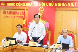 Chủ tịch tỉnh Hà Tĩnh chủ trì cuộc họp