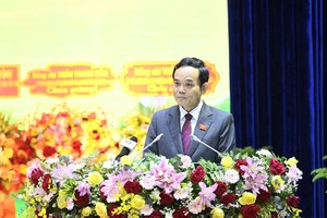 Bí thư Trung ương Đảng, Bí thư thành ủy TP.HCM Trần Lưu Quang phát biểu định hướng chỉ đạo Đại hội Đại biểu Đảng bộ tỉnh Cà Mau lần thứ I, nhiệm kỳ 2025-2030