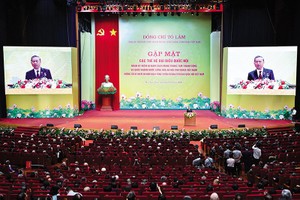 Cuộc gặp mặt các thế hệ đại biểu Quốc hội được tổ chức tại Hà Nội dưới sự chủ trì của Tổng Bí thư Tô Lâm