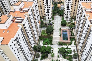 Khu tái định cư Bình Khánh nhiều căn hộ vẫn bỏ trống.