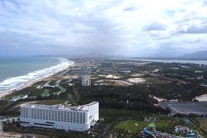 Khu du lịch Bắc bán đảo Cam Ranh là nơi có nhiều dự án được tỉnh Khánh Hòa cấp phép loại hình “đất ở không hình thành đơn vị ở”. Ảnh: T.X