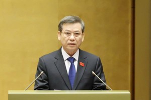 Chánh án Tòa án nhân dân tối cao Lê Minh Trí . Ảnh: PT