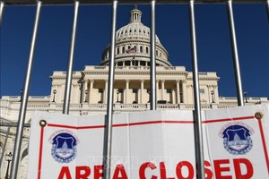 Tòa nhà Quốc hội Mỹ tại Washington, D.C. Ảnh: THX/TTXVN 