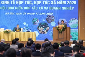 Phó Thủ tướng Nguyễn Chí Dũng phát biểu khai mạc Diễn đàn Kinh tế hợp tác, hợp tác xã năm 2025 - Ảnh: VGP.