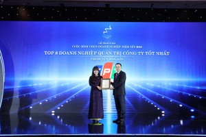 FPT được vinh danh Top 8 Doanh nghiệp nhóm vốn hóa lớn có chất lượng quản trị công ty tốt nhất