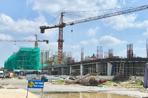 Him Lam hiện cũng đang tham gia phát triển một dự án nhà ở xã hội tại phường Bồ Đề (quận Long Biên cũ). Ảnh: Thanh Vũ