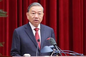 Tổng Bí thư Tô Lâm phát biểu bế mạc Hội nghị lần thứ 15 Ban chấp hành Trung ương Đảng khóa XIII - Ảnh VGP