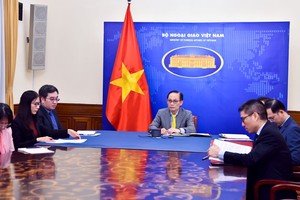 Quang cảnh buổi điện đàm.