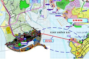 Dự án xây dựng tuyến đường và cầu kết nối Cần Giờ - Vũng Tàu. 