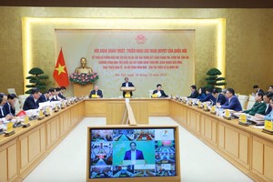 Thủ tướng chủ trì Hội nghị. Ảnh: VGP
