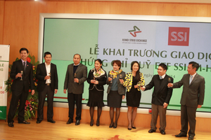 Chứng Chỉ Quỹ ETF SSIAM HNX30 chính thức giao dịch trên HNX