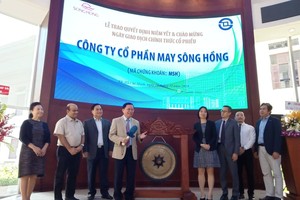 May Sông Hồng (MSH) tăng kịch trần 54.000 đồng/CP phiên chào sàn