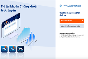 Tính năng mở tài khoản online trên website YSVN giúp nhà đầu tư dễ dàng mở ngay tài khoản giao dịch chứng khoán