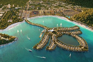 Phối cảnh dự án khu phức hợp Selavia ở Cảng Vịnh Đầm, Phú Quốc thuộc Tập đoàn TTC