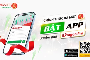 Chứng khoán Rồng Việt ra mắt ứng dụng giao dịch iDragon Pro cùng chương trình ưu đãi hấp dẫn