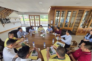 Đoàn đã có buổi gặp gỡ và trao đổi với Công ty Cổ phần Baitang Plc.