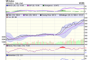 Biểu đồ kỹ thuật VN-Index - Nguồn: VCBS