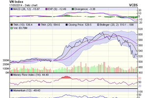 Biểu đồ kỹ thuật VN-Index. Nguồn: VCBS