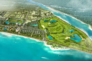 FLC Samson Beach & Golf Resort là quần thể sân golf - resort - khách sạn lớn nhất dải đất miền Trung với diện tích 450 ha, tổng mức đầu tư lên tới 5.500 tỷ đồng