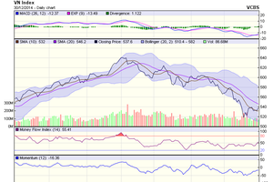 Biểu đồ kỹ thuật VN-Index. Nguồn: VCBS