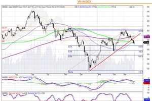 Biểu đồ kỹ thuật VN-Index. Nguồn: SHS