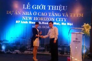 Hơn 50 căn hộ New Horizon City được giao dịch trong ngày mở bán