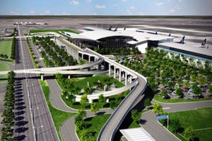 Phối cảnh Cảng hàng không Quảng Ninh