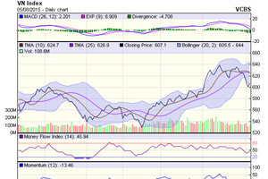 Biểu đồ kỹ thuật VN-Index. Nguồn: VCBS