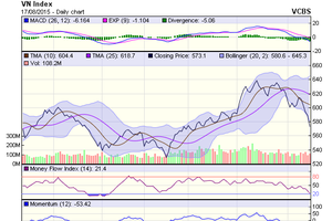 Biểu đồ kỹ thuật VN-Index. Nguồn: VCBS