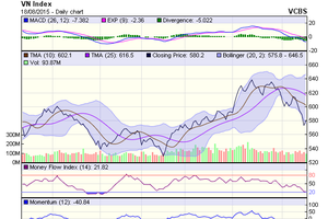 Biểu đồ kỹ thuật VN-Index. Nguồn: VCBS
