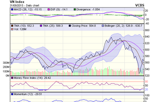 Biểu đồ kỹ thuật VN-Index. Nguồn: VCBS