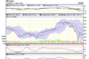Biểu đồ kỹ thuật VN-Index. Nguồn: VCBS