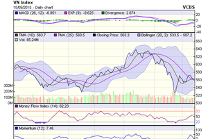 Biểu đồ kỹ thuật VN-Index. Nguồn: VCBS