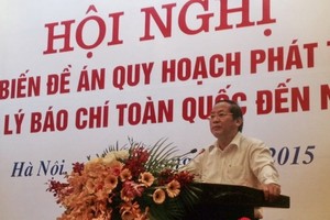 Thứ trưởng Bộ TT&TT Trương Minh Tuấn công bố nội dung Quy hoạch báo chí đến năm 2025