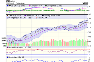 Biểu đồ kỹ thuật VN-Index. Nguồn: VCBS 