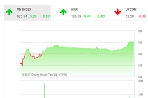 Phiên chiều 24/10: ROS lại tăng trần, VN-Index tăng vọt cuối phiên