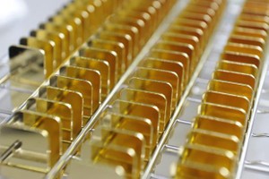 Vàng lên cao nhất 4 tuần