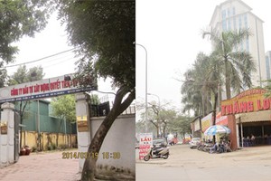 Lô đất CC3, của HUD tại Khu đô thị Mỹ Đình II bị  sử dụng sai mục đích làm quán bia và trụ sở công ty