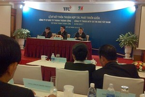 Thành Thành Công ký hợp tác với Công ty Tây Nam