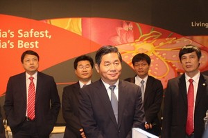 Bộ trưởng Bộ Kế hoạch và Đầu tư Bùi Quang Vinh tại diễn đàn - Ảnh: TTXVN