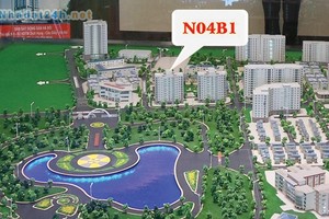 Theo quy hoạch, N04B1 và N04B2 cách nhau tối thiểu khoảng 10 m