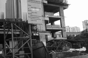 Hiện trạng của Dự án Toà nhà hỗn hợp sau hơn 3 năm thi công không phép