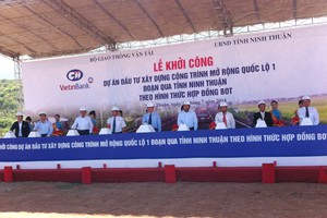 CII khởi công Dự án Quốc lộ 1 đoạn qua Ninh Thuận